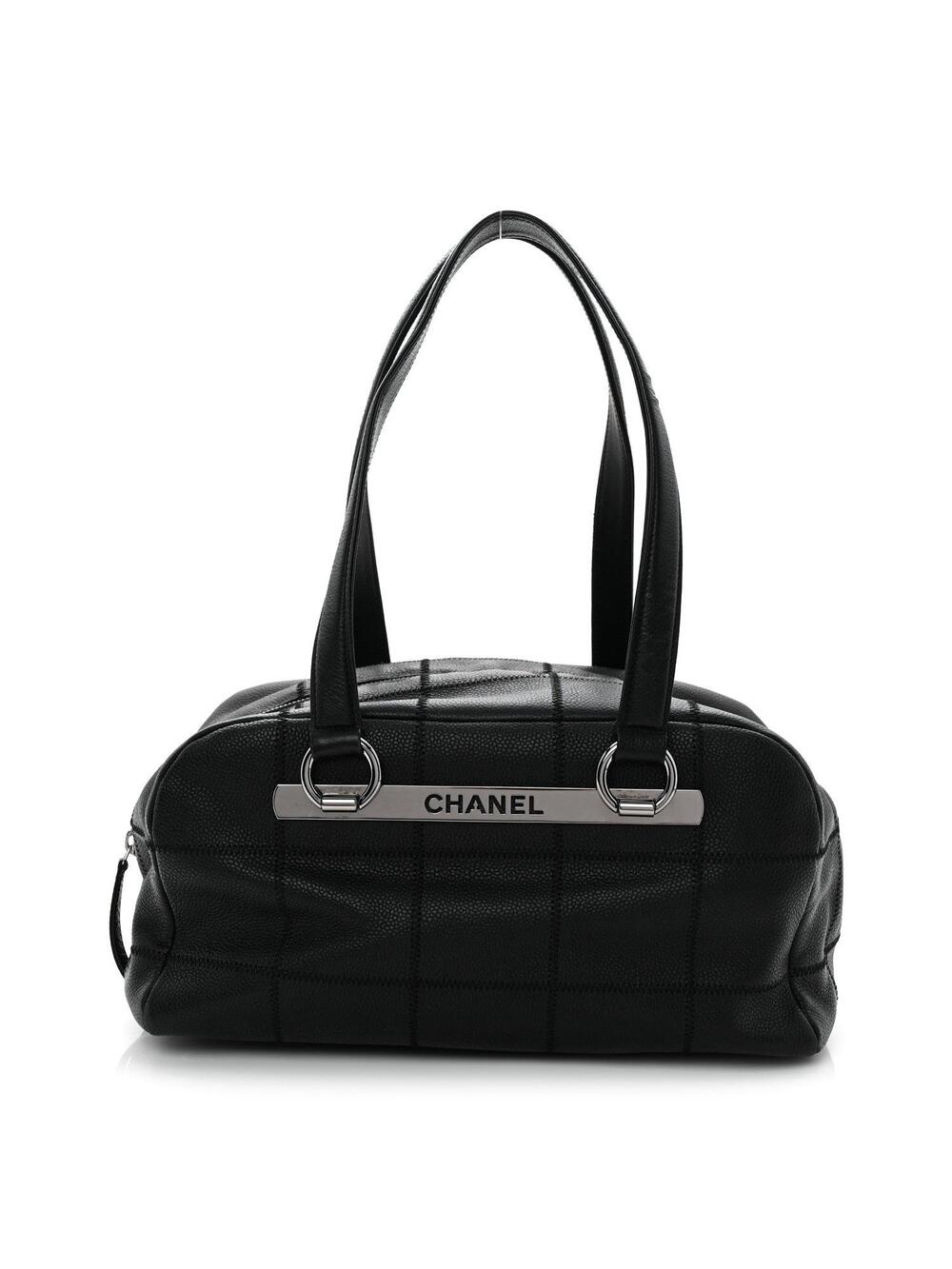 Chanel Caviar Square Stitched Bowler #279265C12B